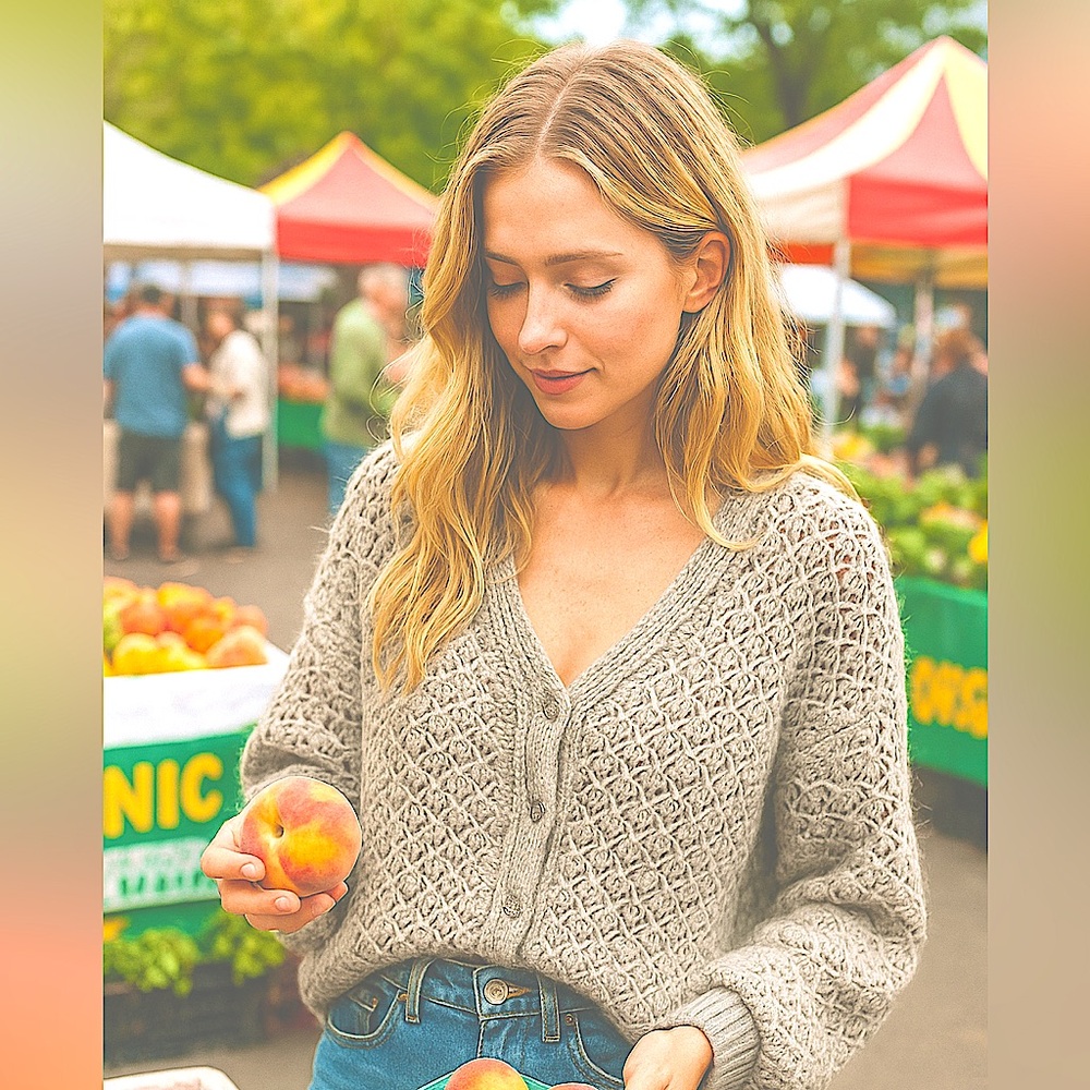 MANGO 🥭 Lavender Knit Cardigan